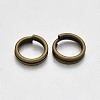 Brass Split Rings KK-E647-10AB-6mm-2