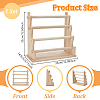 4-Tier Wood Scrunchie Holders ODIS-WH0348-220-2