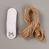 100Pcs Jewelry Display Kraft Paper Gift Tags CDIS-WH0021-032-1