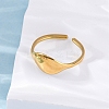304 Stainless Steel Cuff Rings for Women RJEW-F175-03G-03-1