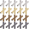 80Pcs 4 Colors Brass Aglets for Shoelaces KK-GF0001-16-1