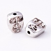 Tibetan Style Alloy Human Face Beads LS-X-TIBEP-GC184-AS-NR-3
