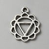 Chakra Zinc Tibetan Style Alloy Pendants FIND-WH0137-06D-AS-1