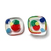 Transparent Epoxy Resin Cabochons CRES-A053-12-2