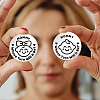 Flat Round Double-Sided Engraved Stainless Steel Commemorative Decision Maker Coin Set AJEW-GL0001-99B-4