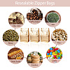 10Pcs BOPP and Aluminized PET and PE Resealable Coffee Zipper Bags with Valve ABAG-TA0001-93D-8