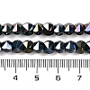 Electroplate Glass Beads Strands EGLA-B009-05A-01-4