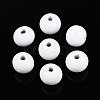 Spray Painted Round Natural Schima Wood Beads WOOD-A018-12mm-30-1