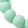 5Pcs 5 Colors 12mm Round Food Grade Eco-Friendly Silicone Beaded Stretch Bracelets for Women Men BJEW-JB10456-4