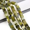 Natural Xiuyan Jade Beads Strands G-T140-42-1