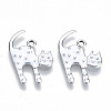 Eco-Friendly Zinc Alloy Pendants FIND-N048-45E-NR-1