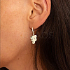 12Pcs 201 Stainless Steel Huggie Hoop Earring Findings STAS-SC0010-30G-5