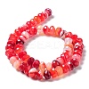 Natural Banded Agate/Striped Agate Beads Strands G-E605-A02-03E-4