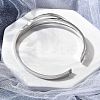 304 Stainless Steel Polymer Clay Rhinestone Hinged Bangles for Women BJEW-A011-16P-3