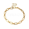 304 Stainless Steel Hollow Cross-Linked Chain Bracelets for Men BJEW-JB12295-02-2