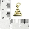 Brass Micro Pave Colorful Cubic Zirconia Pendants KK-H475-07G-3
