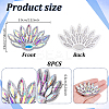 Glass Clothing Patches LS-PATC-WH0028-025A-2