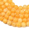 Natural Dyed White Jade Beads Strands GG-CBAEB22-B01-8mm-12-3