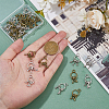 40Pcs 2 Colors Tibetan Style Alloy Pendants FIND-FH0010-58-3