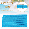 Polyester Braided Lace Trim OCOR-WH0074-92D-2