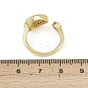 Brass Micro Pave Cubic Zirconia Open Cuff Rings for Women RJEW-K308-03A-G-3