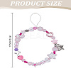1Pc Resin & Crystal & Alloy and Plastic Mobile Straps for Women HJEW-LP0001-23-2