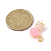 Imitation Jade Glass Beads Pendants PALLOY-JF02480-05-2