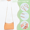 2Pcs 2 Colors Resin Imitation Pearl Crossbody Purse Straps FIND-WR0009-53-3