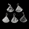 Natural Quartz Crystal Pendants G-C066-07E-2
