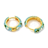 Rack Plating Brass Hoop Earrings EJEW-C102-45G-02-2