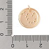 Brass with Clear Cubic Zirconia Pendants KK-N256-24I-G-3