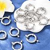 Tarnish Resistant 304 Stainless Steel Spring Ring Clasps LS-STAS-R083-03-5