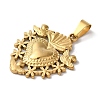 PVD Vacuum Plating 304 Stainless Steel Pendants STAS-L081-036G-2