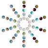 SUNNYCLUE 100Pcs 10 Colors Imitation Pearl Acrylic Berry Beads for DIY Stretch Bracelets Making Kits DIY-SC0015-38-1