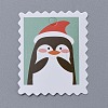 Penguin Pattern Christmas Kraft Paper Tags CDIS-E010-02F-1