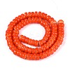 Handmade Millefiori Glass Beads Strands LAMP-T021-28A-02-2