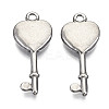Non-Tarnish 304 Stainless Steel Pendants LS-STAS-R115-05-1