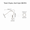 316 Surgical Stainless Steel Earring Hooks STAS-UN0003-33P-2