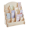 4-Tier 16-Slot Wooden Display Riser Stands ODIS-WH0086-134A-1