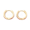 Real 18K Gold Plated Cubic Zirconia Huggie Hoop Earrings EJEW-I260-18G-NR-2