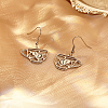 Non-Tarnish Coffee Cup Shape 304 Stainless Steel Dangle Earrings LY4218-1-2