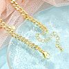 Brass Micro Pave Cubic Zirconia Link Bracelets BJEW-S158-13G-B-3