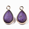Synthetic Turquoise Pendants G-S359-279C-2