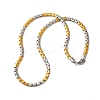 202 Stainless Steel Box Chain Necklaces STAS-A100-10-2