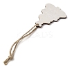 3Pcs 3 Styles Printed Wood Pendant Decoration HJEW-JM02183-5