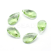 Faceted Glass Pendants X-GLAA-F069-S-A11-1