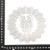 201 Stainless Steel Connector Charms/Links STAS-D386-04F-P-3