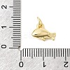 Brass Pave Clear Cubic Zirconia Pendants KK-G554-16G-3