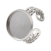 Curb Chains Shapes 304 Stainless Steel Ring Components STAS-P454-04E-P-1