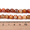 Dyed & Heated Natural Fire Crackle Agate Beads Strands G-N359-01A-06-5